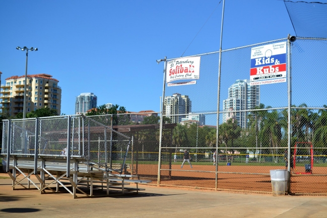 Ball parks at Vinoy Park are only a few blocks away from 6th Avenue Condos